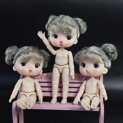 Removable Joint Expression Girl Nude Movable Joints Doll Nude Body Doll BJD Semi-finished Toys