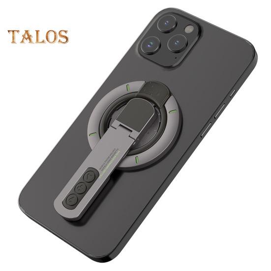 Magnetic Phone Ring Stand 360 Degrees Rotating Luminous Phone Bracket Multi-Angle Adjustable Double-Sided Phone Holder for Stress Relief & Mood