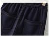 2025 New Style Velvet-Lined Winter Jeans for Middle-Aged & Elderly Women - High-Waisted, Slimming, Straight & Wide Leg.
