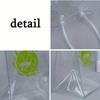2pcs Clear Gift Bags with Handle Ice Wine Bag Treat Bags Portable Collapsible Clear Wine Pouch Reusable Party Favor Bags Plastics Gift Bags