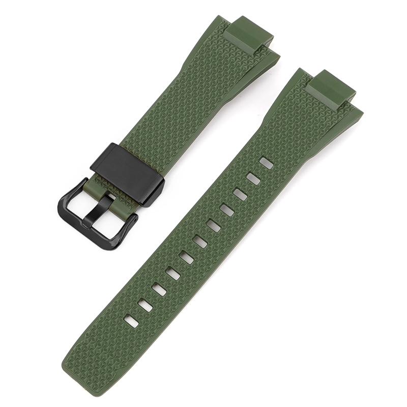 Watch Accessories For Casio G-SHOCK GST-B400 Series Resin Strap Men's Sports Waterproof Rubber Replacement Watchband Bracelet