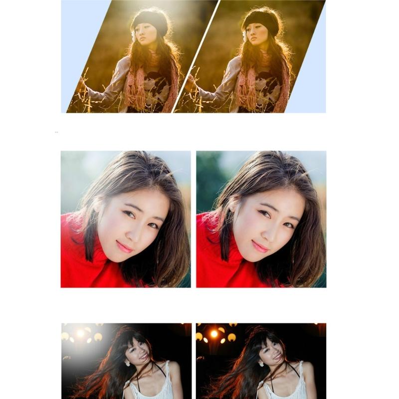 49mm Rubber Camera Lens Hood Set/2pcs Collapsible Designs Reduce Glare and Flares Improve Photography and Video