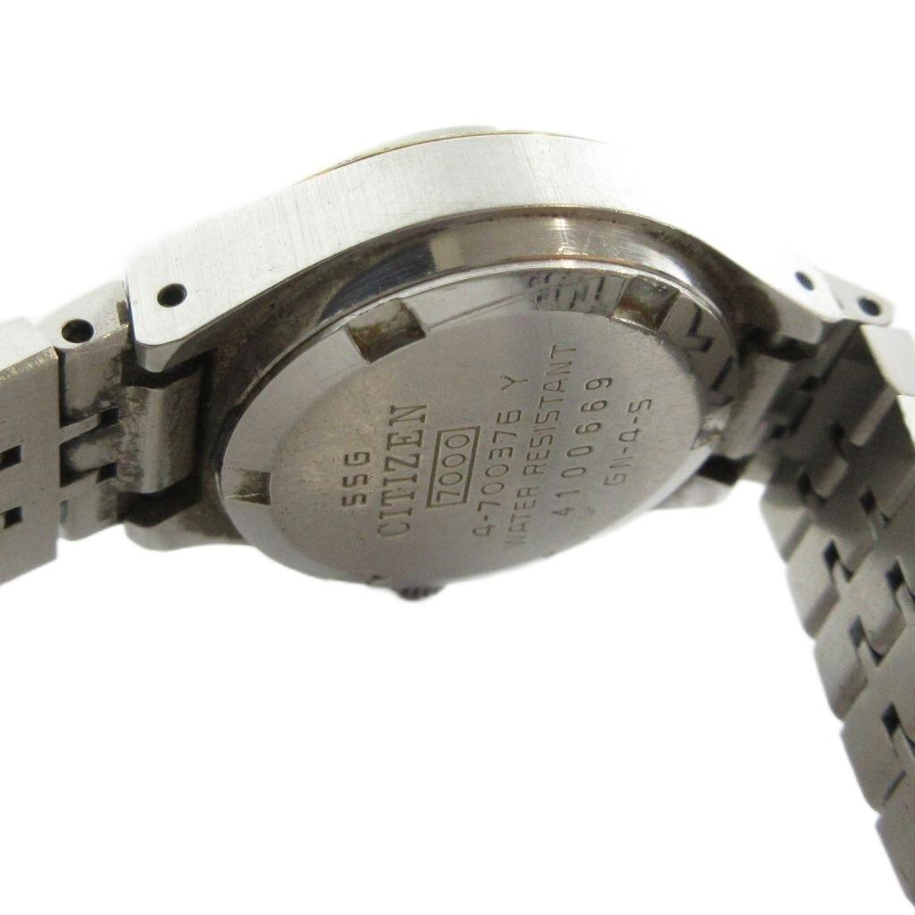 CITIZEN Vintage with Silver 4-700376 Watch, Automatic, Calendar, Tone, Women's. GY18 /MQ