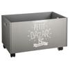 Wheeled Toy Chest for Children Atmosphera for Kids - Grey - Grey -