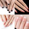 600x/Box French Tip False Nails Press On Nail Almond False Nails Full Cover Stick On Nail  Ballerinas Artificial Nails