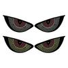 2 STÜCKE Auto Devil Eyes Lichtänderung Augenanimation LED Display Dekor Pixel Panel Fensterverkleidung Lampe USB Multi-Mode Lampe