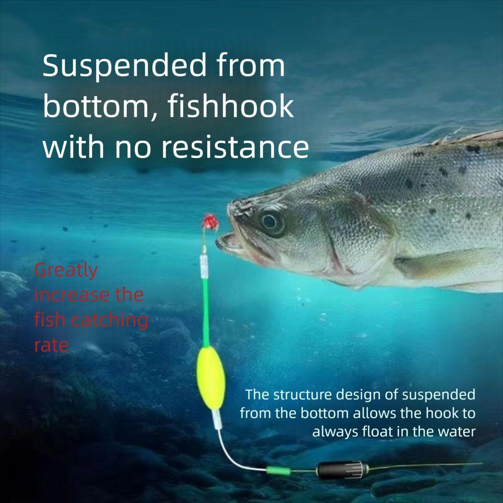 5pcs Anti Bottom Carp Fishing Hook Suspension Carp Rigs Fishing Lure Fishing Tackle
