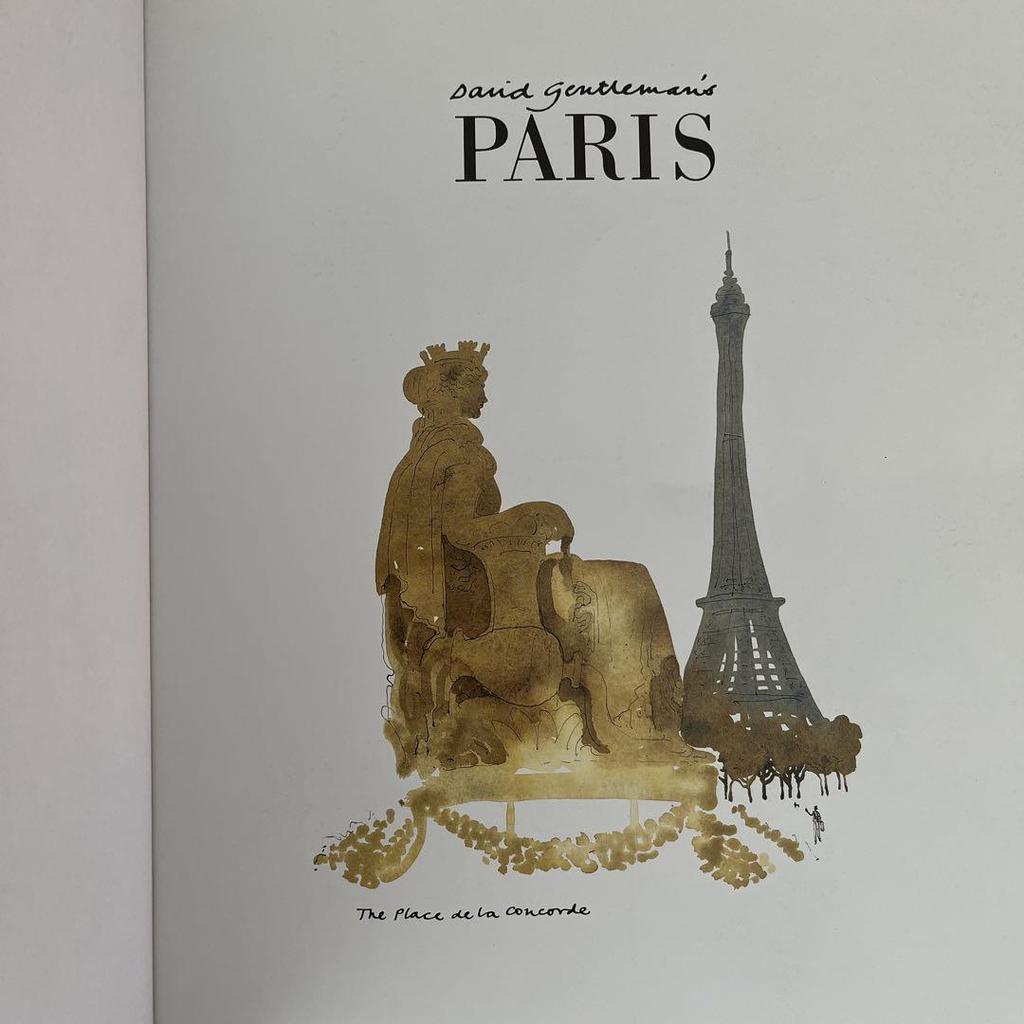 [USED] David Gentleman's Paris English Books Guide to Paris