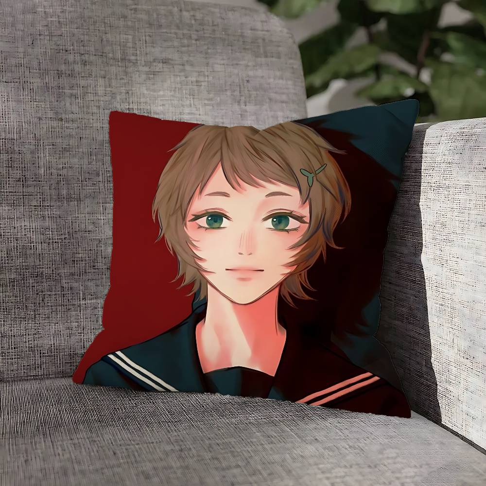 The S-Summer H-Hikaru Died Pillow Case For Sofa Decor Car Office Room Printing Cushion Cover Decorations and Protector