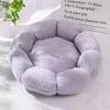 Cozy Plush Pet Nest: All-Season Round Cat & Dog Bed