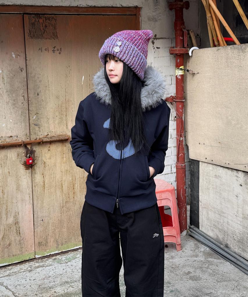 Tansanmageunesyum Button Cat Beanie (Pink)