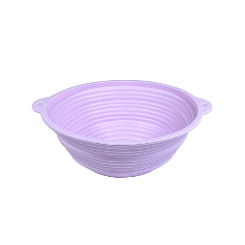 

Bread Fermentation Basket Food Grade Silicone Foldable Dough Fermentation Basket Toast Bread Baking Mould