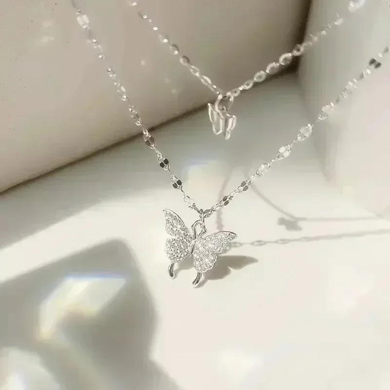 Imitation Pearl Tassel Flat Snake Bone Necklace For Women Fashionable Personalized Daily Accessory Party Jewelry Birthday Gifts