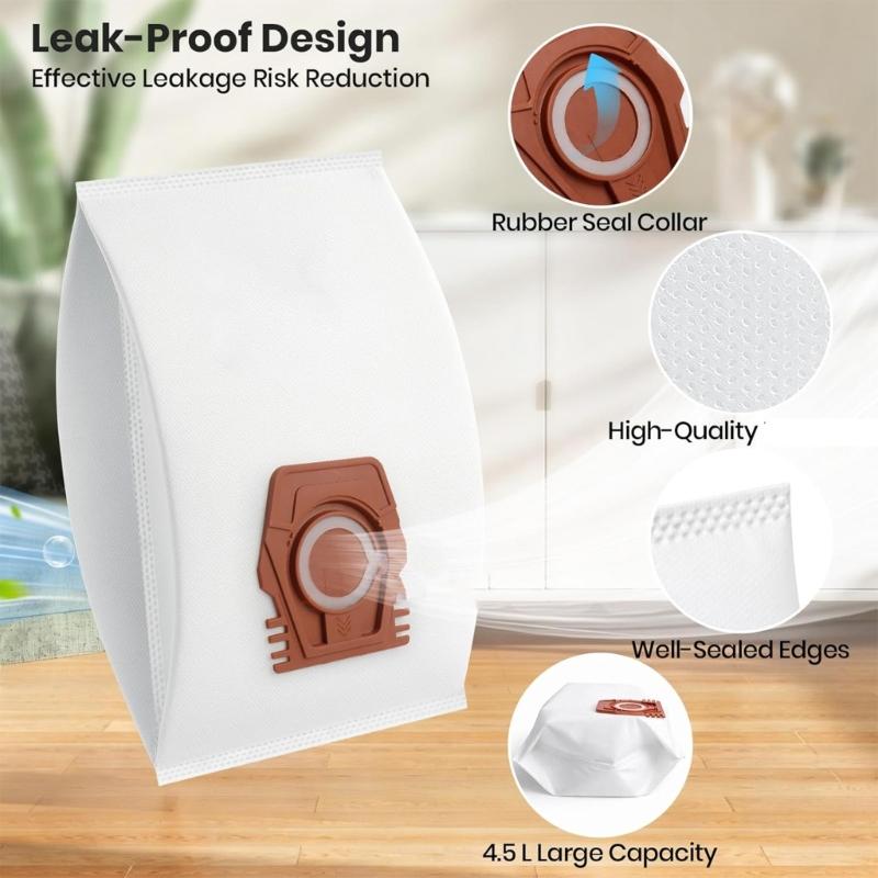 Large Capacity Dust Collector Bags Easy Replacement Vacuum Cleaner Bag for M L S1 Series Vacuum Cleaner Accessories