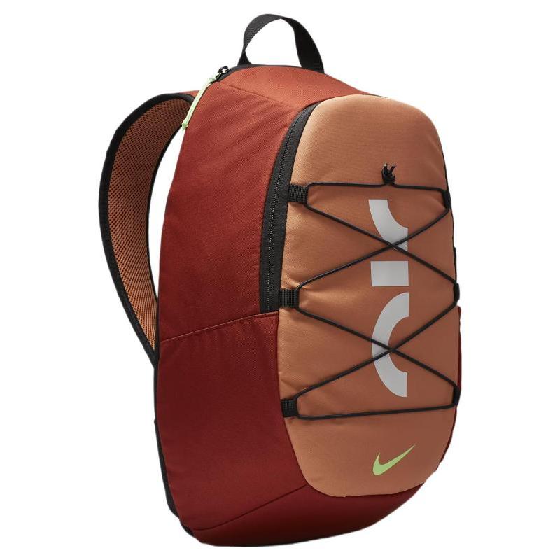Nike Stoffrucksack Regular Unisex Dunkelorange & Amberbraun & Explosionsgrün Gelb Leicht Casual DV6246-832