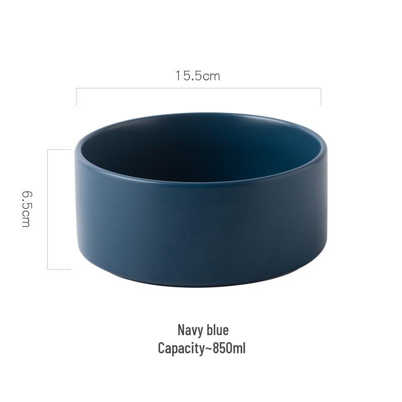 Nordic Marble Pattern Ceramic Desktop Trash Can