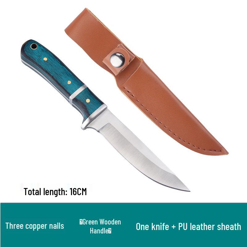 Mongolian Hand-Pulled Meat Knife Set: Includes Steak, Fruit, and Barbecue Knives.