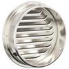 Ventilation Grille Set 4 pcs Silver 200 mm Stainless Steel