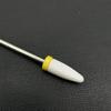1Pc White Ceremic Nail Drill Bits Ceramic Cuticle Clean Bur Rotary Milling Cutters for Manicure Pedicure Dental Polishing Burs