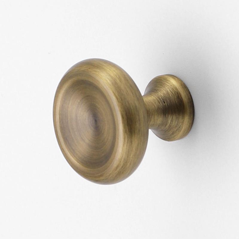 American Brass Retro Wardrobe Handle In Antique Bronze for Cabinets and Drawers