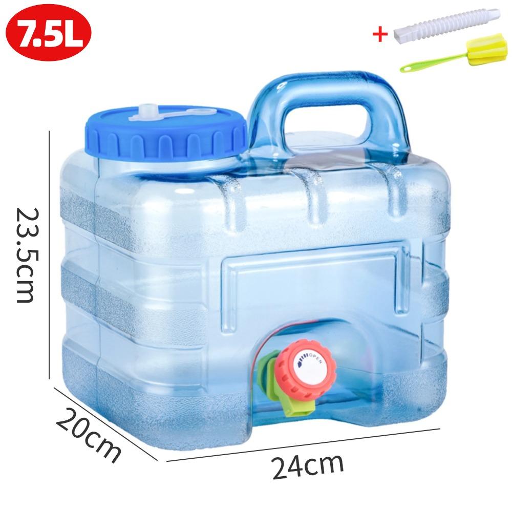 

5-12L Camping Water Bucket Large Capacity Portable Drinking Water Canister with Detachable Faucet for Outdoor Travel Water Tank