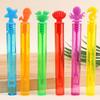 12/60x Marine Animal Mini Bubble Wands Summer Outdoor Gift Beach Toys or Indoor Bath Themed Birthday Party Colorful Bubble Stick