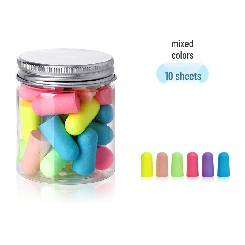 Memory Foam Noise-Reduction Earplugs for Dorm Sleep and Snoring