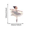 50PCS Cute Ballet Stickers Girls Dance Stickers Pack Waterproof Vinyl Decal for Scrapbook Water Bottle Laptop Phone Computer
