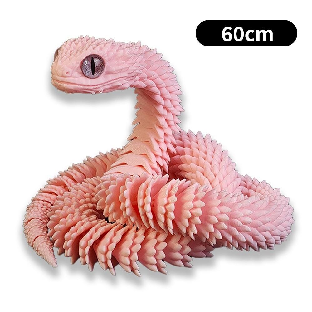Movable Joint Snake Fidget Toy PLA Simulation Snake New Desktop Ornament Kids Play
