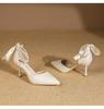 2025 Summer Stiletto One-Strap D'Orsay Heels - Elegant Bridesmaid Sandals