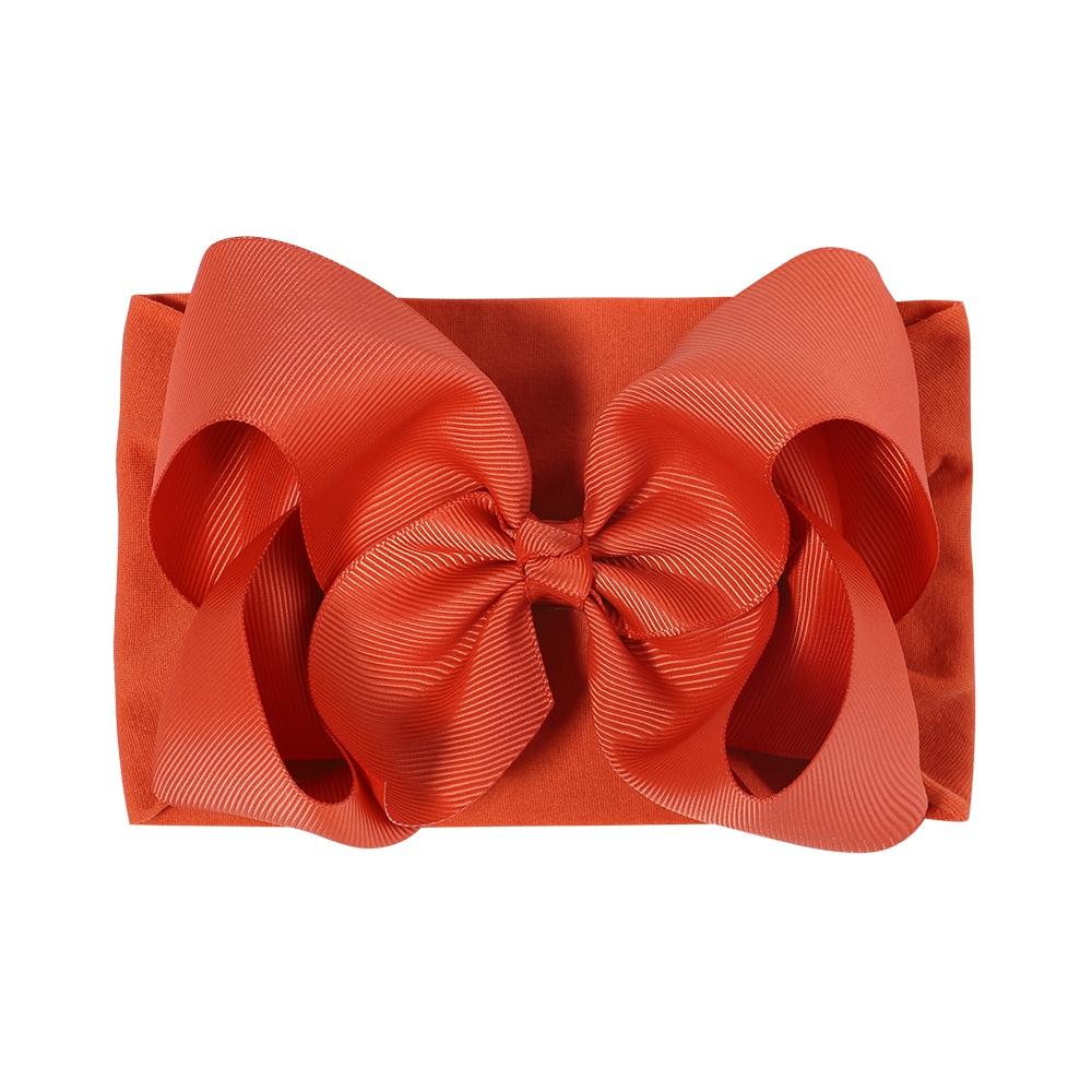 

1 шт. Широкий нейлоновый тюрбан для новорожденных девочек, большие банты, аксессуары для волос, детская повязка на голову, эластичные резинки для волос, ленточные банты, детский головной убор