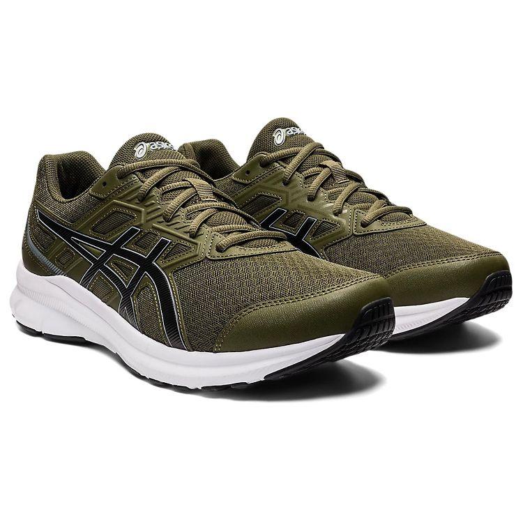 Asics Jolt 3 Olive Canvas Unisex Sneakers Green Black 1011B034-301