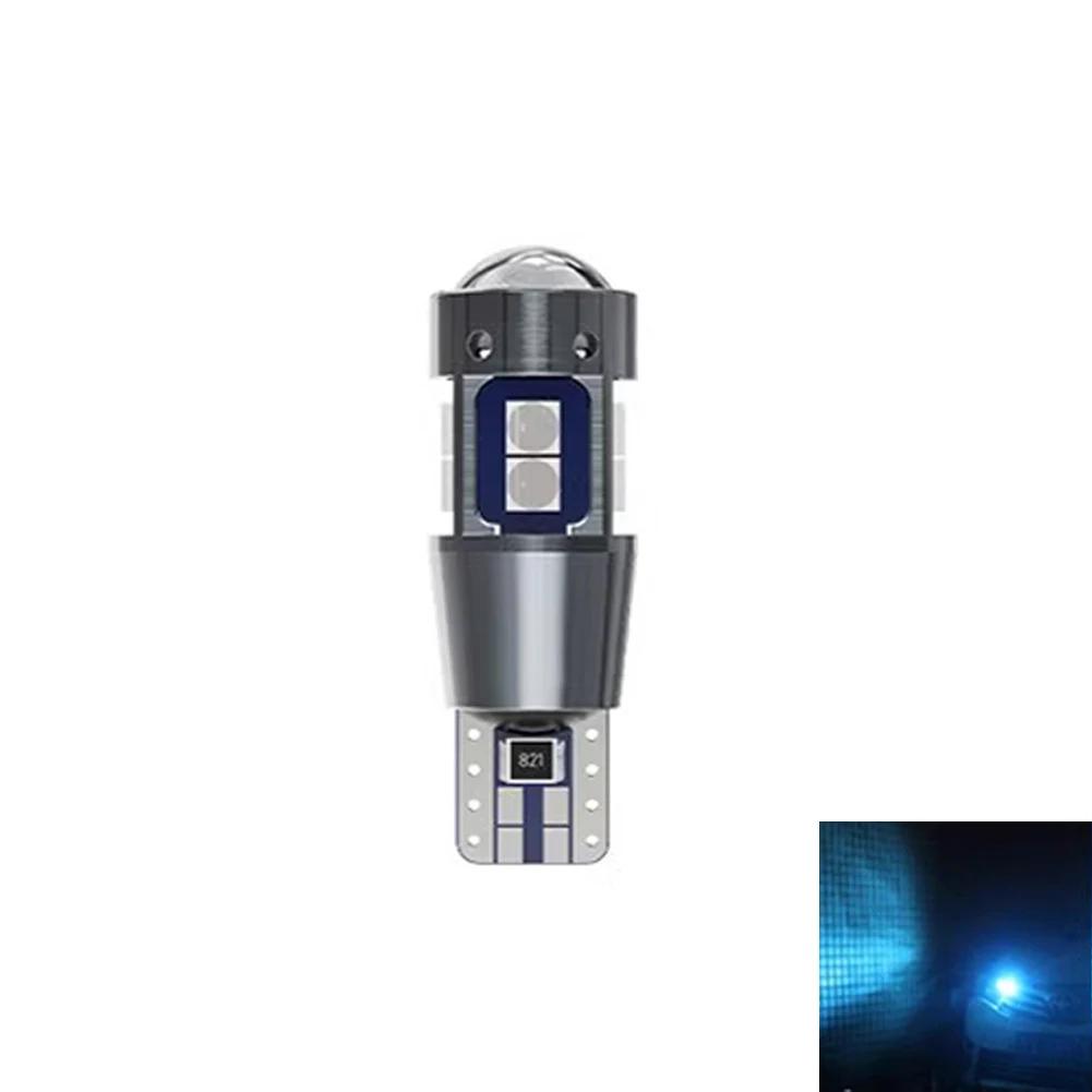 1/2X Super Bright T10 W5W LED Bulbs Canbus No Error 3030 10SMD Auto Wedge Light Turn Side Bulb Interior Reading Lamp White 6000K