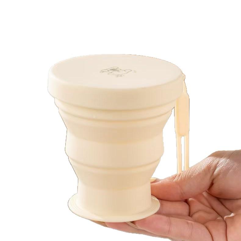 Collapsible Food-Grade Travel Cup: Outdoor Tea, Camping, Cold Drinks & Portable Mouthwash Cup.