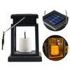 1pcs Retro Palace Lantern Outdoor Solar Lights Hanging Candle Lamps Landscape Yard Light Garden Decor Balcony Terrace Lamp