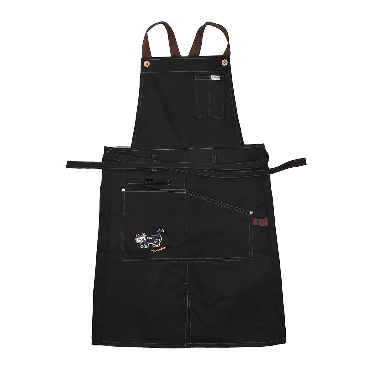 

Фартук-накидка Maekakedo BK Matilda-san чёрный