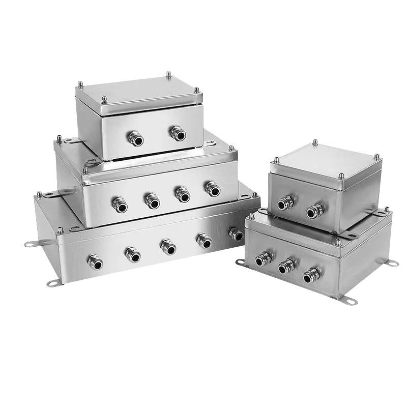 304 & 316L Stainless Steel Waterproof Terminal Junction Box for Outdoor Use