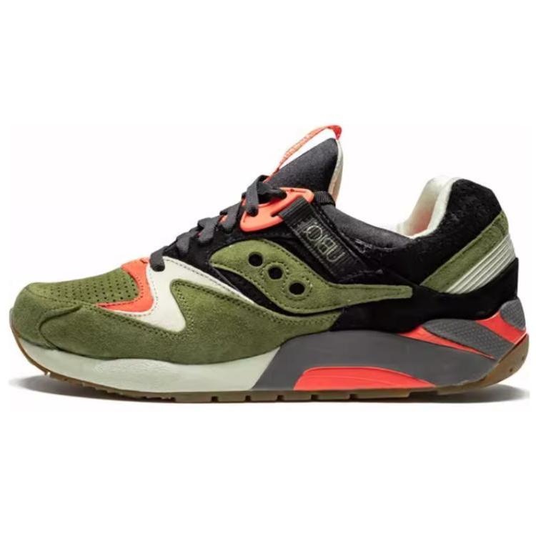 

Ubiq x Saucony Grid 9000 Удобные Кроссовки на шнуровке с защитой от скольжения Прочные Низкие Повседневные Кроссовки Унисекс Зеленый Черный S70131-1 42.5