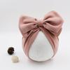 Baby tire cap new imitation cashmere bow children's Indian hat pullover hat baby bag head hat rimless