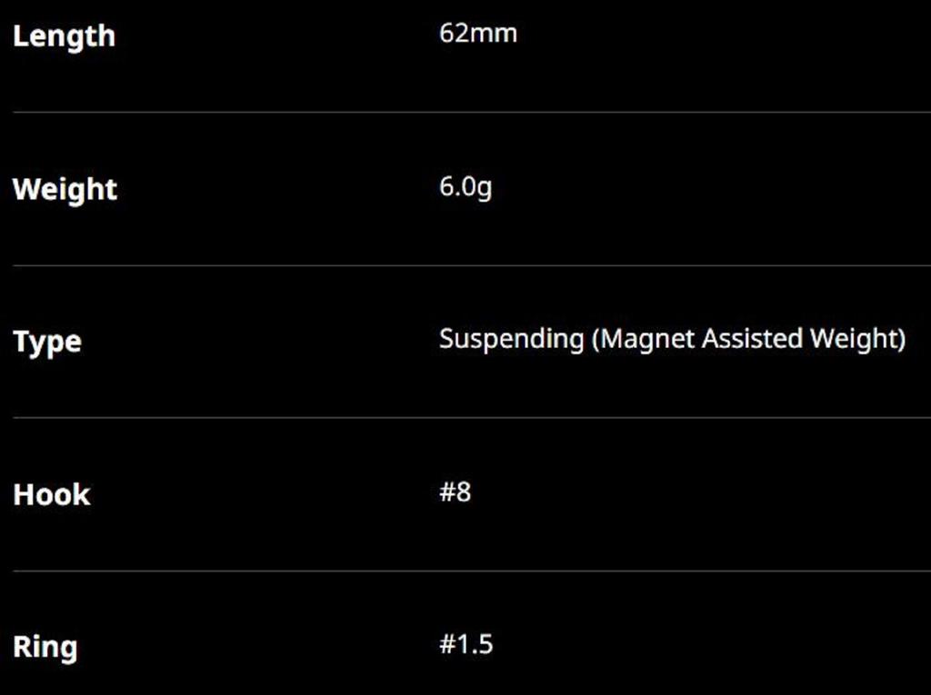 DUO Realis Shad 62 DR Suspend Lure ASA0855 (3862)