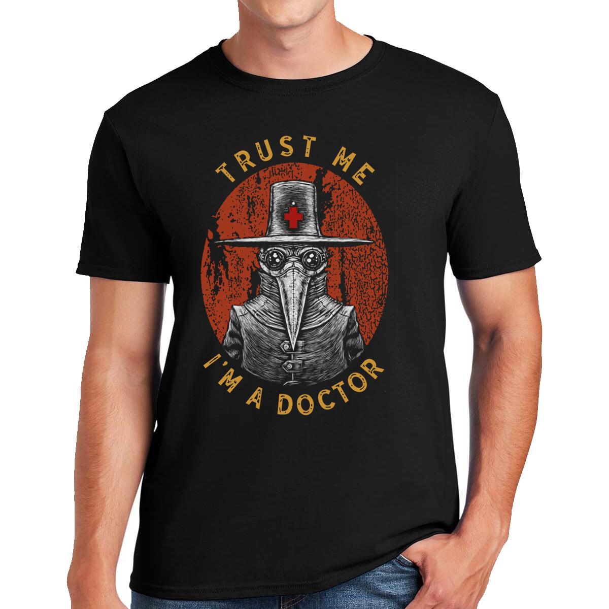 Funny Trust Me I m a Doctor T-Shirt Crow T Shirt Party Joke Funny Gift Tshirt S разноцветный