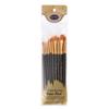 10pcs Artists Paint Brushes Nylon Hair Wooden Handle Professional Paintbrush Gift for Children