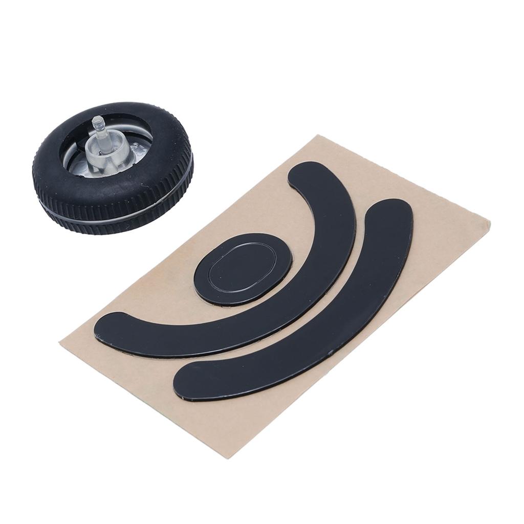 Mouse Wheel Replacement Black Mouse Roller Scroll with Anti Slip Foot Sticker for G403 G603 G703