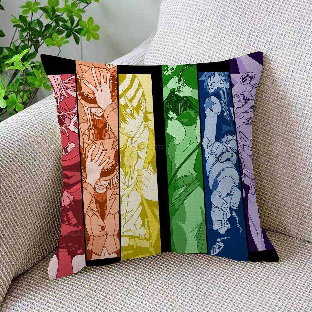 SOUL E-EATER Game Anime Personalized Picture Text Home Decorative Pillows Household Gifts 45x45cm