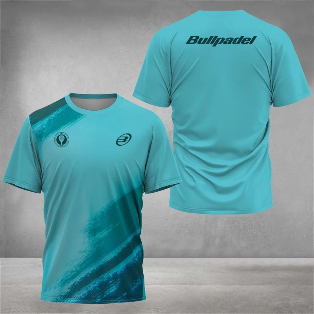 2025 Summer New Men's Fast Drying Sports T-shirt Outdoor Fitness T-shirt Tennis T-shirt Extreme Climbing Walking Short Distance