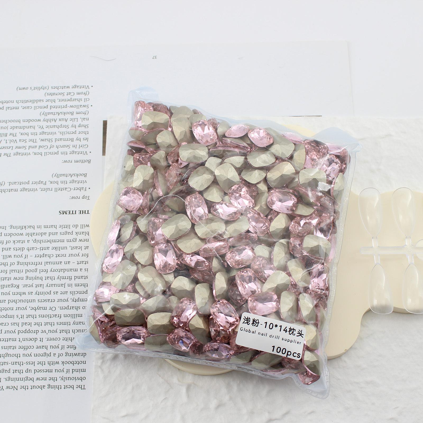 

10 * 14 мм заостренное дно большая подушечка маникюр алмаз стекло закругленный угол ногти аксессуары для маникюра своими руками ювелирные изделия хрустальный маникюр алмаз 1 piece