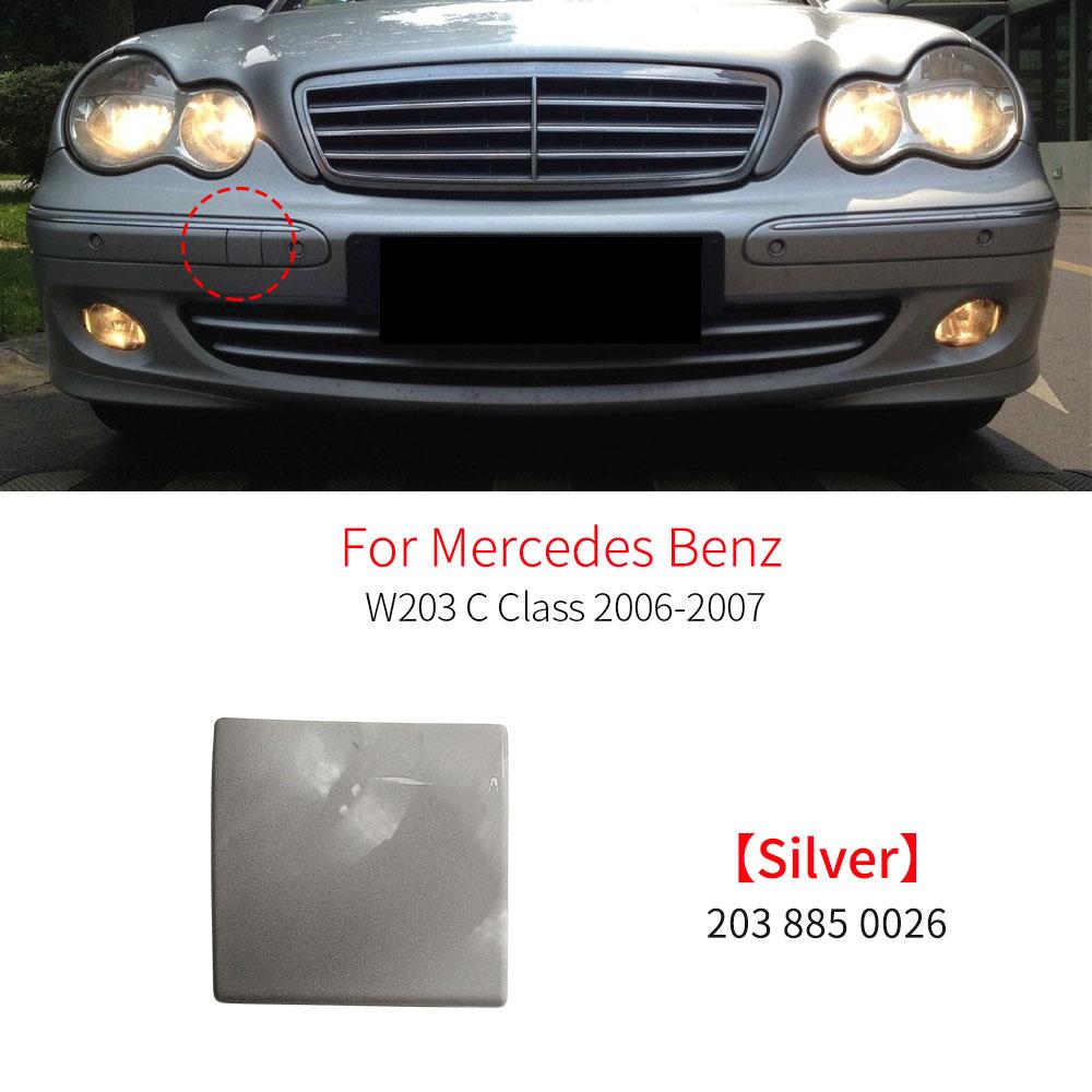 Car Front Bumper Tow Hook Cover Cap Replacement Accesssory For Mercedes Benz W203 C Class C180 C200 C230 C250 C300 2038850026