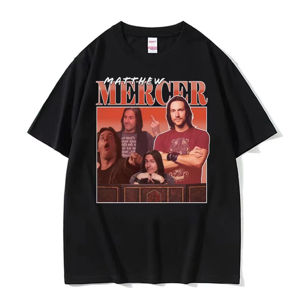 

Matt Mercer Fan Vintage Rap Meme T Shirts Men s Clothing High Street Hip Hop Fashion T-shirts Casual Cotton Short Sleeve T-shirt 5XL різнокольоровий