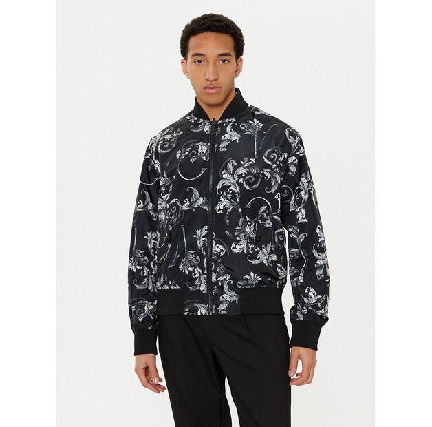 Versace Jeans Couture 78GASD07 CQD92 Mid-season Jacket, Black, Standard Fit