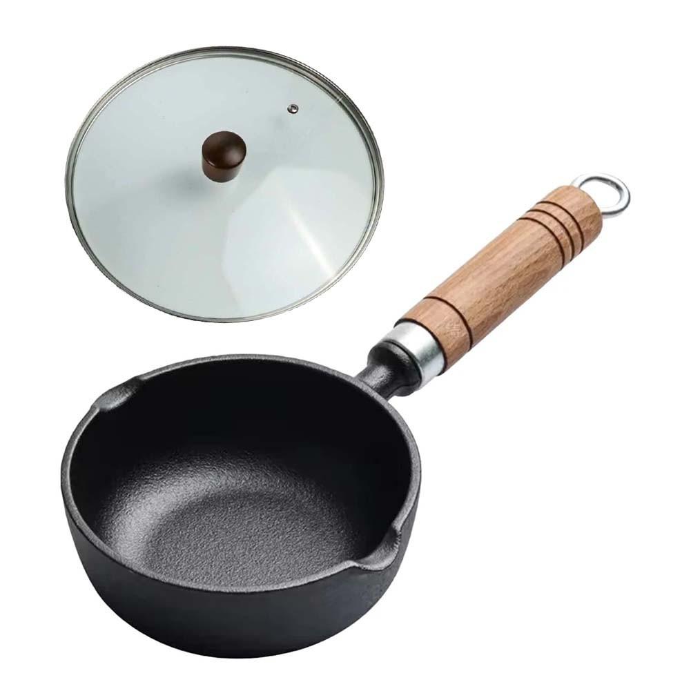 Small Iron Pan for Frying Eggs and For hot Milk with Induction Compatibility